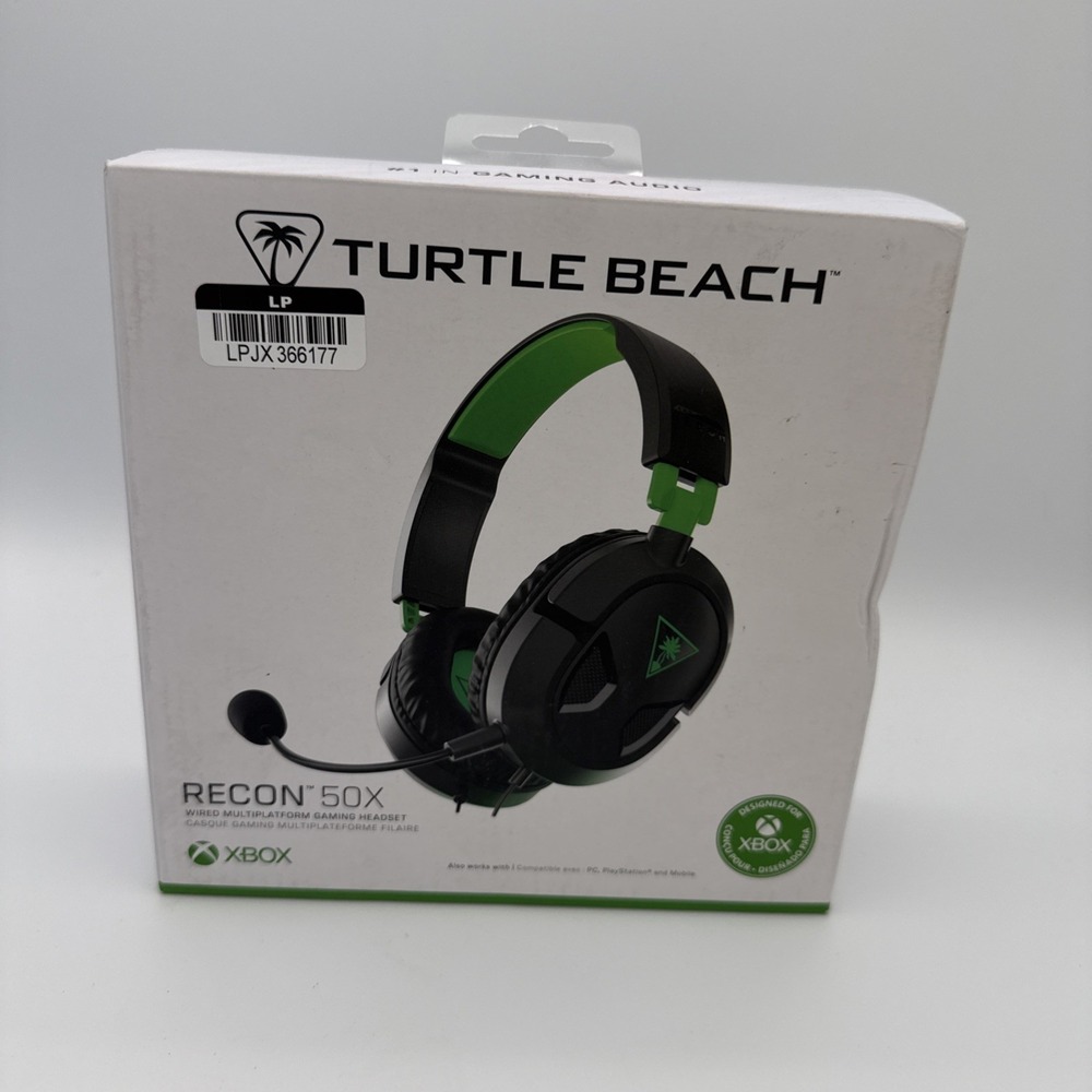 Turtle Beach Recon 50X Gaming Headset for Xbox Series X|S/Xbox One Black/Green